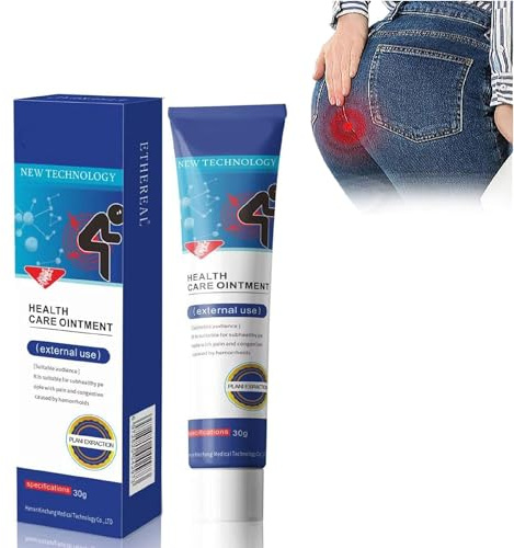 Crema para Hemorroides - 30g, con Hamamelis y Aloe Vera, Comodidad duradera,Apta para Pieles Sensibles