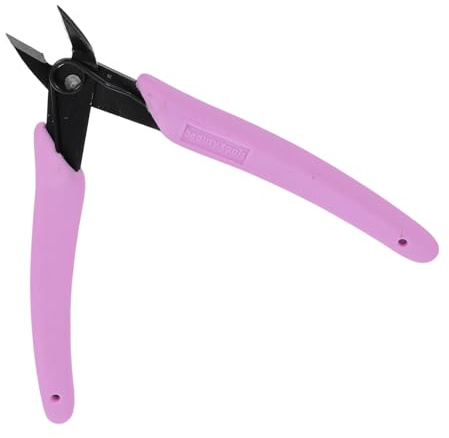 FRCOLOR Pinza per Unghie in Acciaio Portatile con Taglio Potente per Rimozione Efficiente Decorazioni Nail Art per e Charm Manicure