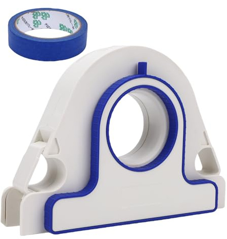 Dpofirs Applicateur de Ruban pour Peintres, Ruban de Masquage Bleu de 25 Mm de Largeur et Distributeur pour Garnitures, Cadres de Porte, Opération Simple