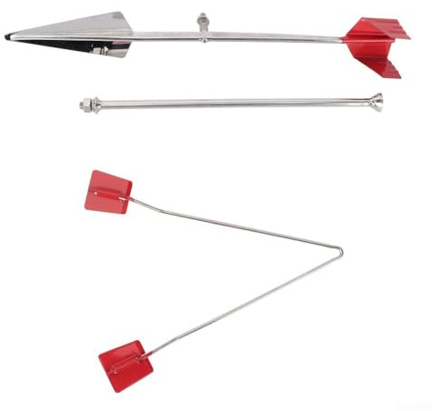 Honseadek Indicateur de vent marin en acier inoxydable 304 pour bateau, yacht, kayak