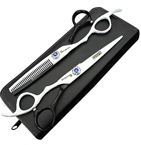 6-Zoll-Linkshänder Friseurschere Set (6 Zoll, 2 Stück-C)