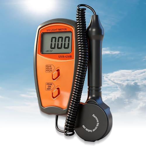 AMTAST UV340B UV Meter Messgerät UV Intensität Tester Digital UVA UVB Meter Photometer UV Detektor 290~390 nm
