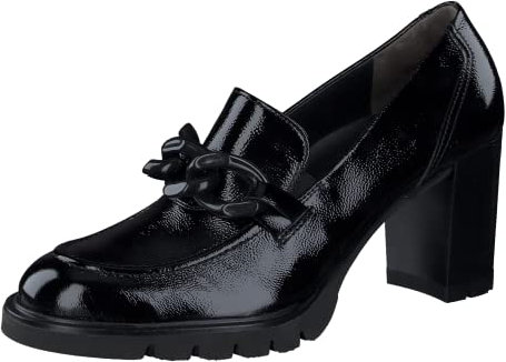 Paul Green Damen Hochfront-Pumps, Frauen Klassische Pumps,stoeckelschuhe,Abendschuhe,Court Shoes,stöckelschuhe,high Heels,Schwarz (Black),40.5 EU / 7 UK