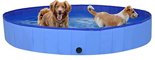 vidaXL Hundepool Faltbar Blau 200x30 cm PVC
