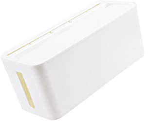 Cabilock Wire Organizing Box Plastic Case for Household Supplies Cables Storage Box Cord Organiser Medium