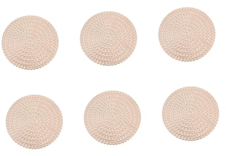 Zerodeko 6stücke Teiliges Vintage Platzsets Mit Weizenmuster Dekorative Untersetzer Im Hohlen Design Für Hochzeiten Partys Und Tischdekoration