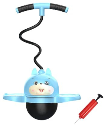 Pogo-Hüpfball, Pogo-Ball mit Griff - Cartoon Flexibler Pogo-Pullover | Tragbarer Pogo-Ball mit Griff für Park, Fitnessstudio, Zuhause, niedlicher Pogo-Pullover zum Muskeltraining