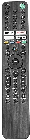 Telecomando Vocale RMF-TX520U MG3-TX520U Compatibile Con Sony TV KD-43X80J KD-43X85J KD-50X80J KD-50X85J KD-55X79J KD-55X80CJ KD-55X80J Sostituzione Controllore Con YouTube NETFLIX PrimeVideo Pulsanti