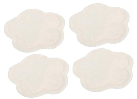SEWOART 2paia Coppette Assorbilatte Lavabili per Donne Anti-galattorrea Confortevoli e Delicate per Allattamento al Seno Traspiranti e Non Irritanti