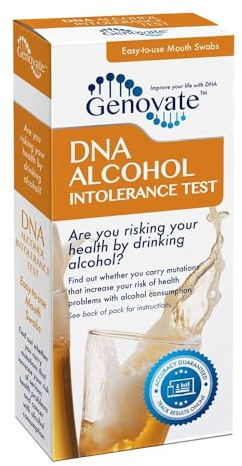 Genovate DNA Alcohol Intolerance Test - Discover Your Body's Reaction to Alcohol