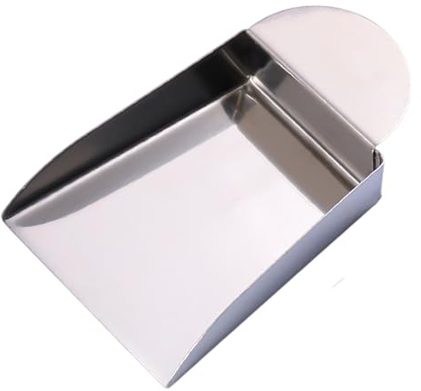 MICFENY Cuchara de metal para polvo y joyería, pala de metal para recoger pequeñas partículas en estudios de joyería