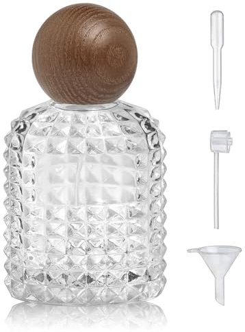 Yerpkefey 50ml/1.7 Oz Glass Spray Bottle Perfume Atomizer Empty Refillable