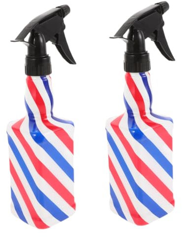 DEARMAMY 2pcs Vintage Kettle Design Hand Pressed Spray Bottle for Hair Misting Plant Watering Home Cleaning Refillable Manual Fine Mist Sprayer for Easy Hairstyling and Versatile Use