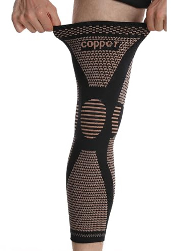 Limtula Rodillera protectora para rodillas, calentadores de rodilla largos, para el dolor de rodilla, deporte, rodilleras, mangas de compresión