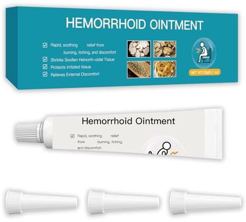 YUYAJK Hemorrhoids Cream，Hemorrhoid Ointment ，Natural Herbs Fast Acting Ingredients，Natural Hemorrhoid Ointment for Men and Women