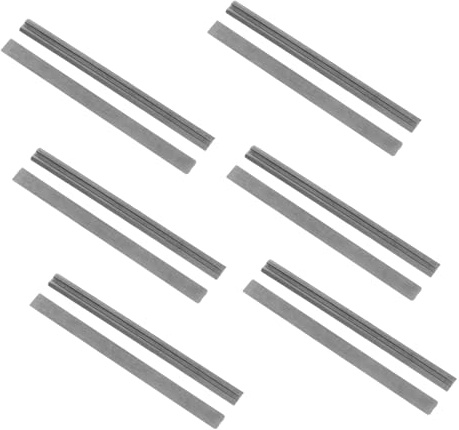 DOITOOL Lames De Rabot D'établi Et Portatives En Acier Rapide Hss, 82x5,5x1,1 Mm, Lames De Rechange Jetables Pour Raboteuses Électriques, Ensemble De 10 Pièces, Pour Travail Du Bois Précis