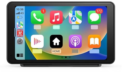 schermo carplay Monitor per auto con touchscreen da 7 pollici, navigazione BT FM, riproduzione wireless PND