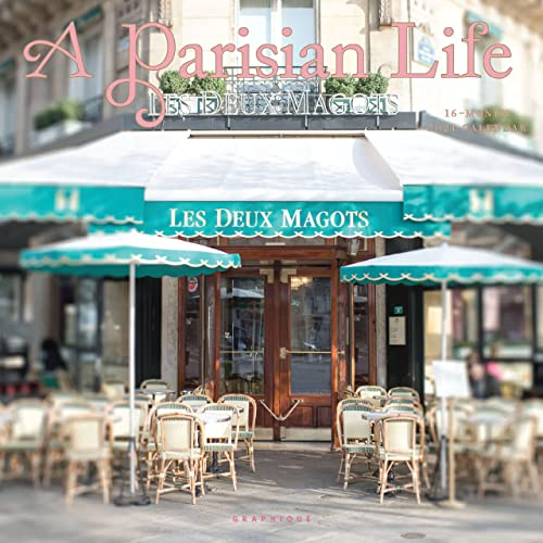 A Parisian Life | 2024 12 x 24 Inch Monthly Square Wall Calendar | Graphique de France | Poetry Baudelaire Photography