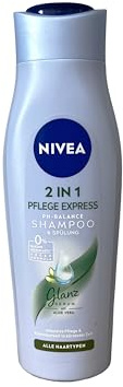 NIVEA Haar-Pflegeshampoo und Spülung in einem, 250 ml Flasche, 2 in 1 Pflege Express, 6er Pack (6 x 250 ml)