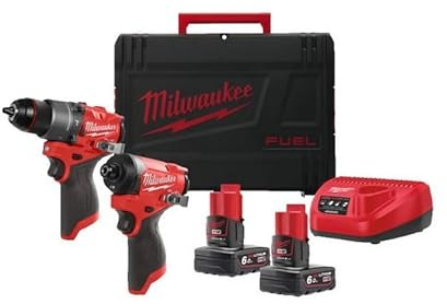 Milwaukee M12 Fuel Impact Wrench and Ratchet Kit