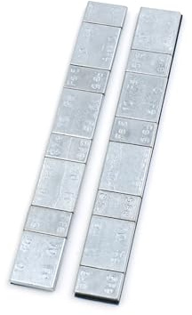 REPAIROCK 2.1oz Wheel Balance Weights Strips for Motorcycle 134 x 18mm 2pcs Auto Replacement Parts