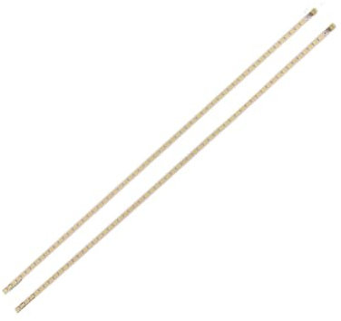 RCTGPGJAC 455mm LED-Hintergrundbeleuchtung Lampenstreifen 60leds Kompatibel for 40 Zoll LCD TV L40F3200B LJ64-03029A LTA400HM13 40INCH-L1S-60 G1GE-400SM0-R6 2 stücke