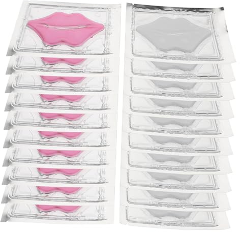 Ipetboom Maschere Per Labbra Idratanti e Rimpolpanti Al Collagene Cerotti Nutriente Anti-linee 20 Pezzi Maschera Rinnovatrice Per Labbra Secche Morbide e Levigate in Movimento