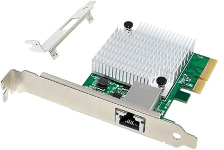 Wadakada ST7375 AQC113C PCIe 4.0 X4 Port 10 GB/S Gaming Multifonction Pratique Serveur Carte Réseau