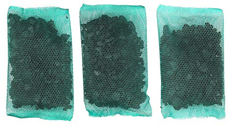 Atyhao Charbon Actif, Filtre à Charbon Actif de Purification d'aquarium avec Sac à Mailles Fines Accessoires de Purification d'eau de réservoir de Poissons (Chaque Sac en Filet 50g)(3 Pcs)
