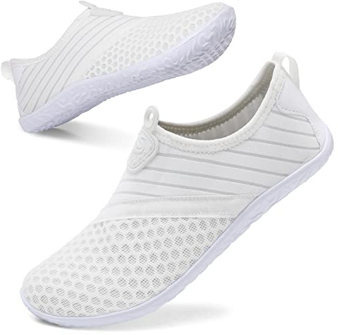 Spesoul Womens and Mens Water Shoes Breathable Quick Dry Swim Shoes Barefoot Aqua Socks Beach Shoe for Pool River Yoga Outdoor Water Sports 6-7 Women/5-6 Men