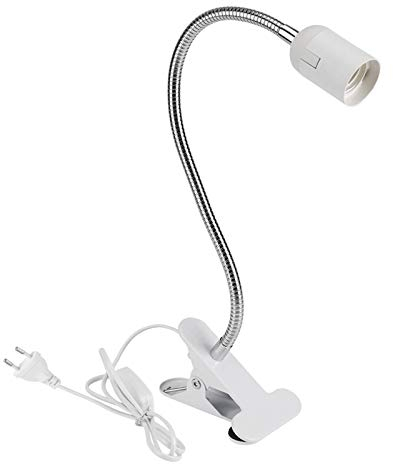 Clip on Light,Lampe de Bureau avec Pince, établi(EU), Pince Réglable sur les Lumières Lampe de Bureau avec Pince Lampe de Bureau à LED Lampe de Table Torsadée à 360 Degrés pour Tête de Lit