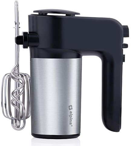 ALPINA Handmixer, 400 Watt, Edelstahl