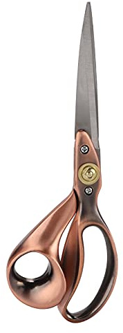 YizisEcce para coser tijeras de bordado, para herramientas de manualidades prácticas, para la fabricación de ropa para el hogar, para corte de tela, cuchillas de precisión (Bronce antiguo)