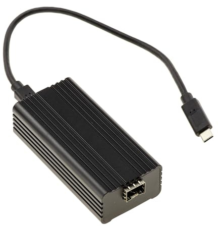 KALEA-INFORMATIQUE Cordon Adaptateur USB4 Thunderbolt 3/4/5 vers Réseau Fibre 10G SFP+ avec Chipset Realtek RTL8157 – Convertisseur Ethernet Fibre Optique Fanless Silencieux 1 Port SFP+ Haute Vitesse