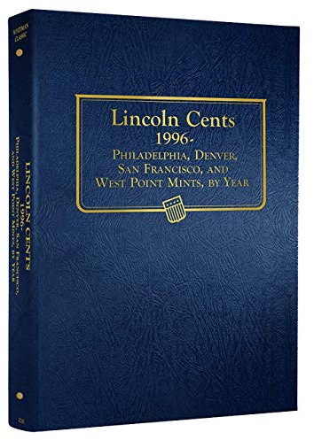 Whitman US Lincoln Cent Coin Album 1996 - 2024 (Printed Dates) with Bicentennial #2235