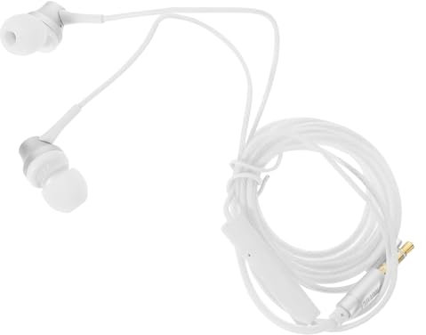 AOKWAWALIY Ohrstöpsel gehörschutzstöpsel Ohrhörer Kopfhörer mit Lautstärkeregler Kopfhörer für Telefon Headset Kopfhörer verkabelt ergonomische Kopfhörer In-Ear-Kopfhörer mit Weizen Stecker