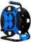 REV Kabeltrommel OHNE KABEL, IP44, Outdoor, 4 Schutzkontaktsteckdosen, kabellos, blau