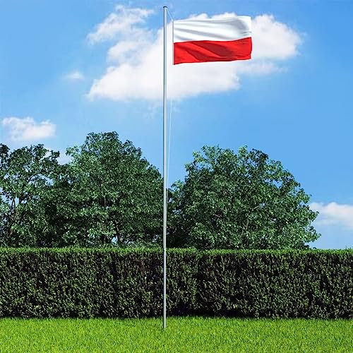 UJCHVHN Decor Drapeau Pologne 90 x 150 cm Drapeaux et manches à air