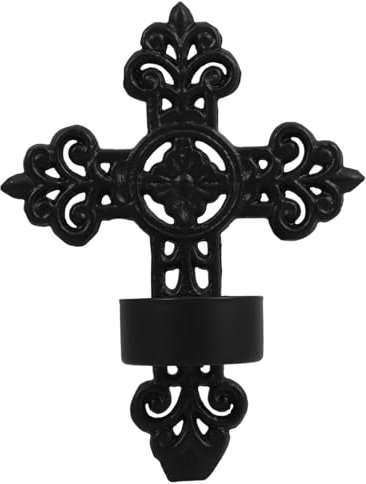 GOOHOCHY Wandkerzenhalter Aus Metall Für Stumpenkerzen Wandmontiert Passend Für Wohnzimmer Und Esszimmer Elegant Und Exquisit