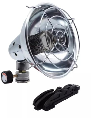 New Circular Portable Gas Bivvy Heater with Stand for Carp Fishing Camping Bank