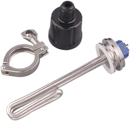 Calentador De Agua Eléctrico De Inmersión De Triple Abrazadera De 1,5 Con Resistencia De 120 V Y 1500 W Y 1650 W.(With clamp,120V_1500W L170MM)