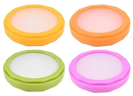 Contenitore in silicone per frutta – Frigorifero Verdure Crisper Keepers | Frigorifero Verdure Crisper Mantiene | Riutilizzabile a prova di perdite, 4 x Cipolla per Cucina