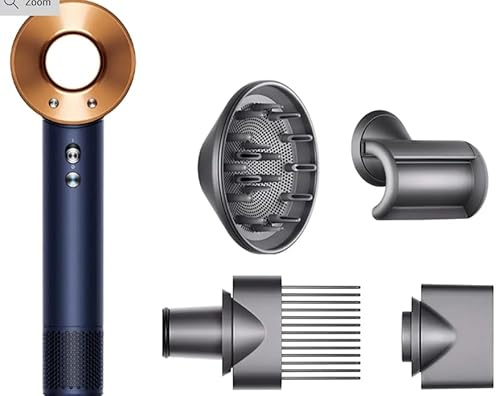 Dyson Supersonic™ Hair Dryer - Straight+Wavy (Prussian Blue/Rich Copper) (Renewed)
