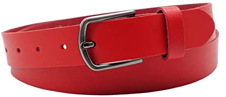 NK Belt GmbH Damen Ledergürtel, Anzug Jeans Gürtel, made in Germany 3cm #M-01A