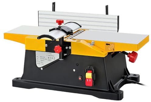 Cepilladora De Sobremesa De 1800 W, Cepilladora De Carpintería De Escritorio Multifuncional De 12000 RPM, Ancho De Corte 150 Mm, Profundidad De Corte 0-3 Mm, para Cortar Madera