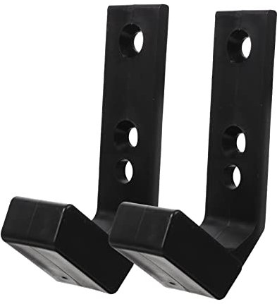 Garneck 2 Stück Langhantelablage Zur Wandmontage - Vertikale Hantelhalterung Für Fitnessgeräte - Stabile Langhantel Halterung Für Zuhause Garage Und Fitnessstudio Platzsparende