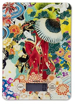 Excelsa Kimono Bilancia da cucina, elettronica, stile orientale, 5 kg