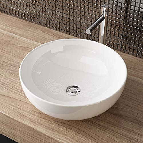 handfat badrum keramik kärl tvättställ (Vit / A578, 40x40x13cm)