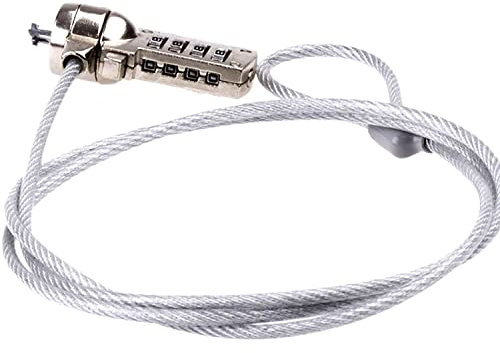 ONOGAL Candado de Seguridad Kensington para portátiles PC y Telefono con Clave de 4 digitos 4613