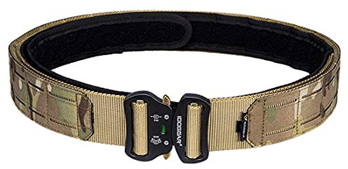 JOYFLY Taktischer Gürtel MOLLE Kampfgürtel Verstellbar Military Gürtel 1,75 innerer Gürtel und 2 äußerer Gürtel für Airsoft Paintball Nerf, CS, Nerf Rival, Bergsteigen Outdoor